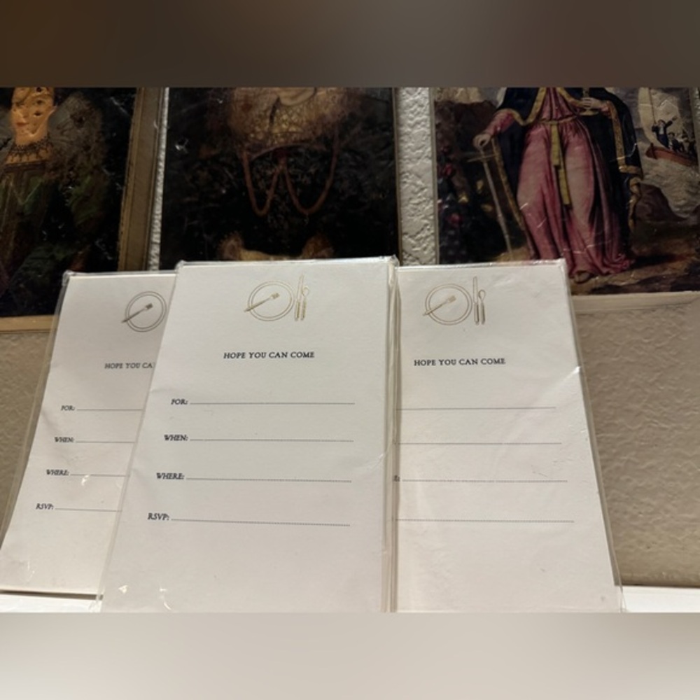 Charles Fradin‎ For Williams- Somona Dinner Party Invitations